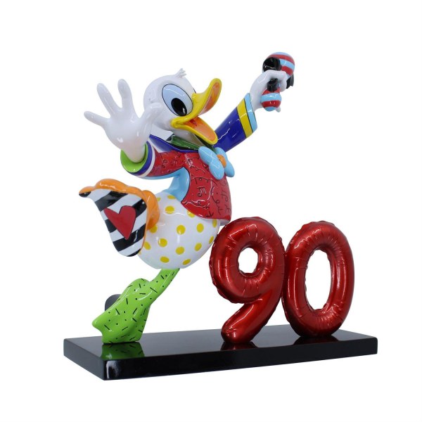 Donald Duck 90. ​​Jubiläum Limitierte Auflage 1500 - Disney Britto