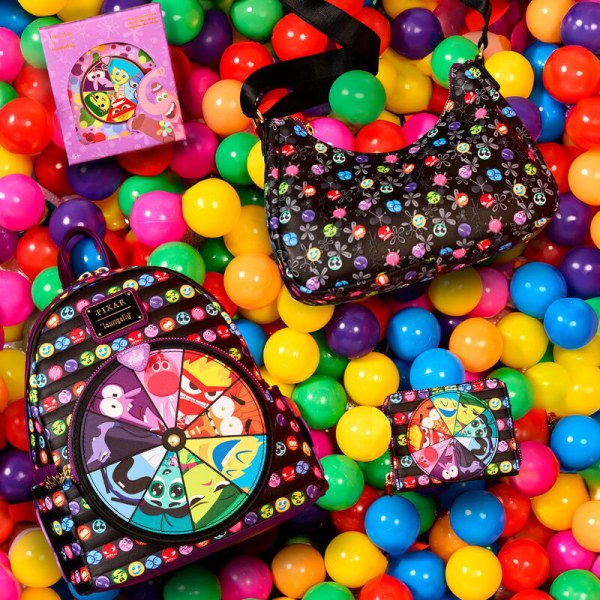 Inside Out 2 Core Memories Umhängetasche mit Allover-Print - DISNEY LOUNGEFLY