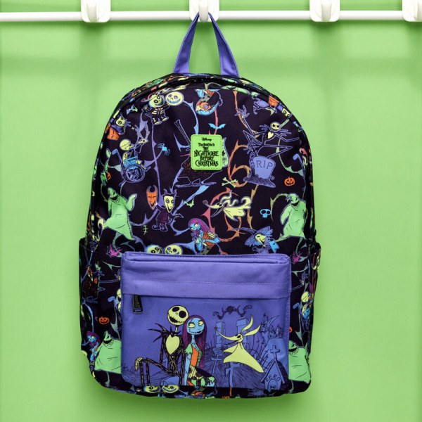 Neonleuchtender Rucksack „Nightmare Before Christmas“ – DISNEY LOUNGEFLY