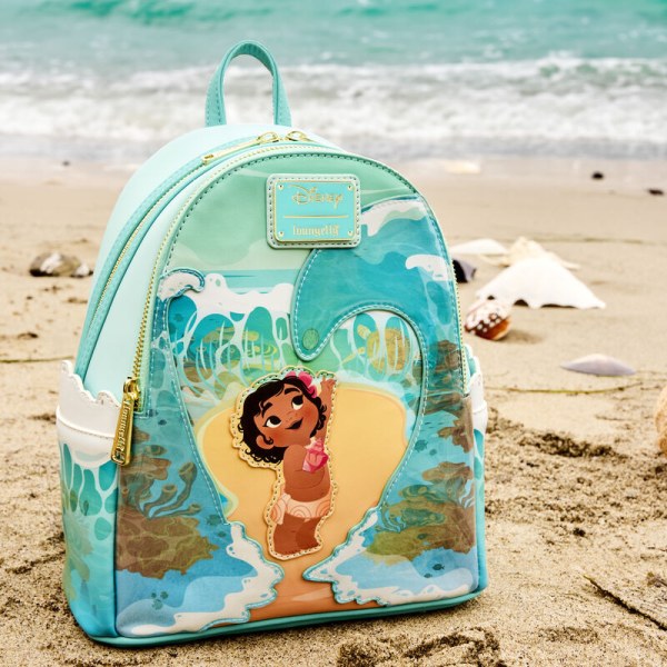 Mini-Rucksack „Junge Vaiana in Meereswellen“ - DISNEY LOUNGEFLY