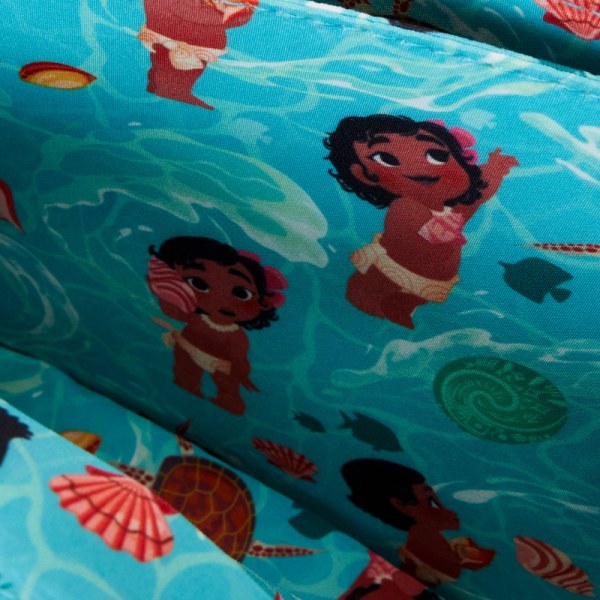 umhängetasche mit der jungen Moana in Meereswellen - DISNEY LOUNGEFLY