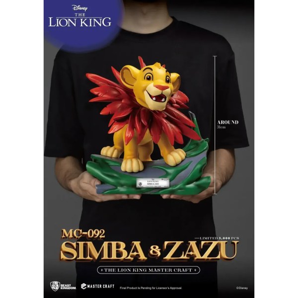Der König Der Löwen Mastercraft Little Simba & Zazu - DISNEY MASTERCRAFT