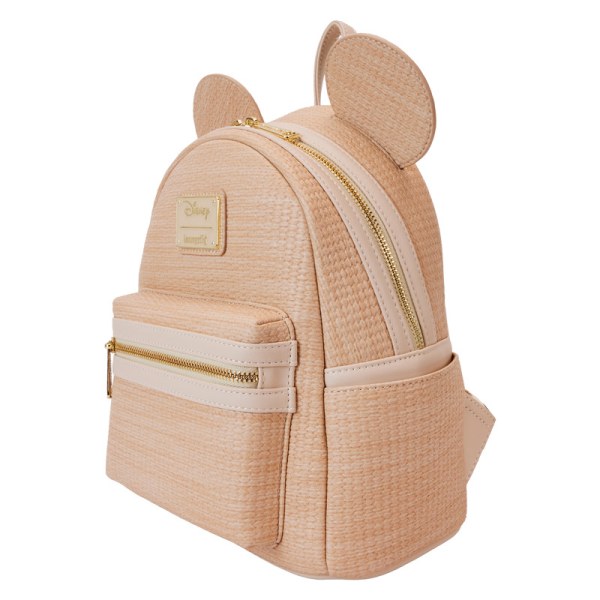 Mini-Rucksack mit gewebter Mickey-Textur - DISNEY LOUNGEFLY