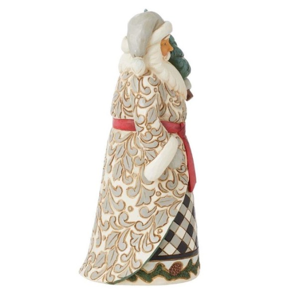 Weihnachtsmann mit Palmer-Plaid - JIM SHORE HEARTWOOD CREEK