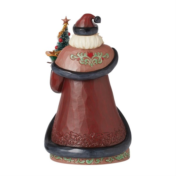 Weihnachtsmann Figur Weihnachtsbaum Schlitten - JIM SHORE HEARTWOOD CREEK