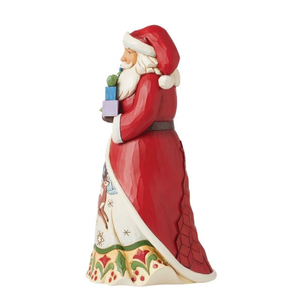 Beleuchteter Weihnachtsbaum mit Weihnachtsmannfigur - JIM SHORE HEARTWOOD CREEK