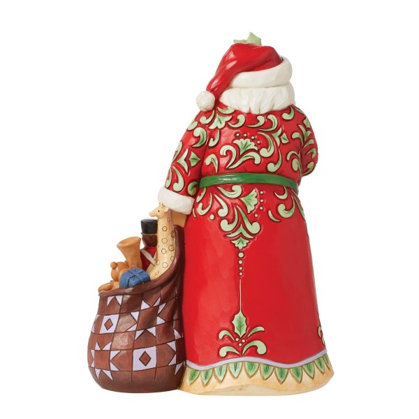 "Shush" Weihnachtsmann-Figur - JIM SHORE HEARTWOOD CREEK