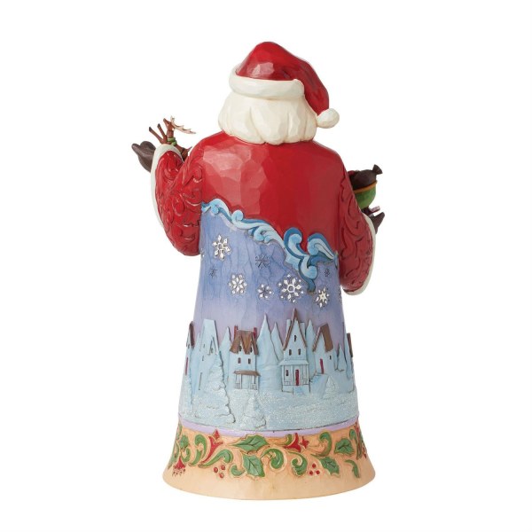 Figur „Weihnachtsmann über Nachthimmel“ – JIM SHORE HEARTWOOD CREEK