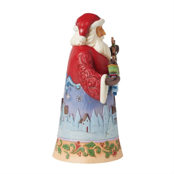 Figur „Weihnachtsmann über Nachthimmel“ – JIM SHORE HEARTWOOD CREEK