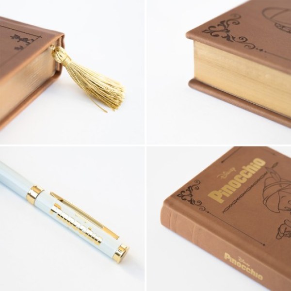 PREMIUM A5 NOTIZBUCH-SET MIT STIFT - DISNEY PINOCCHIO