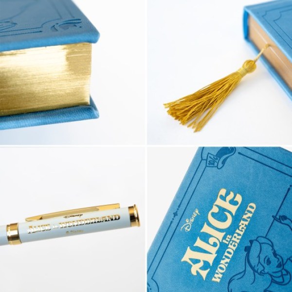 PREMIUM A5 NOTIZBUCH-SET MIT STIFT – DISNEY ALICE IM WUNDERLAND