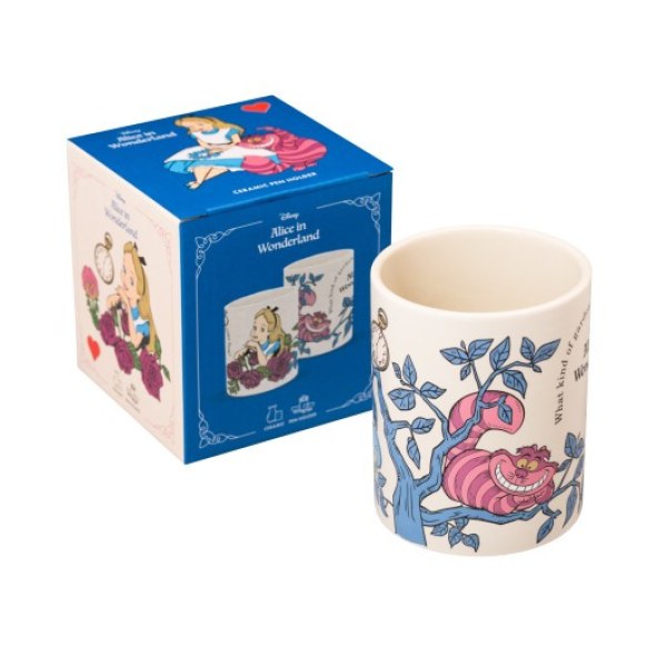KERAMIK-BLEISTIFTTOPF - DISNEY ALICE IM WUNDERLAND