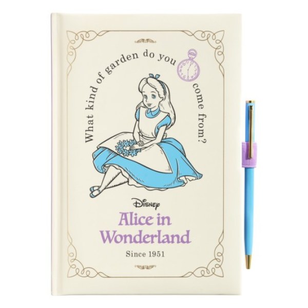PREMIUM A5 NOTIZBUCH MIT STIFT – DISNEY ALICE IM WUNDERLAND