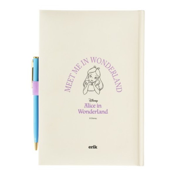 PREMIUM A5 NOTIZBUCH MIT STIFT – DISNEY ALICE IM WUNDERLAND
