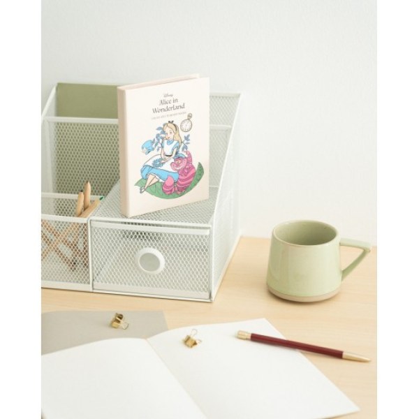 KLEBENOTIZIERTES NOTIZBUCH - DISNEY ALICE IM WUNDERLAND
