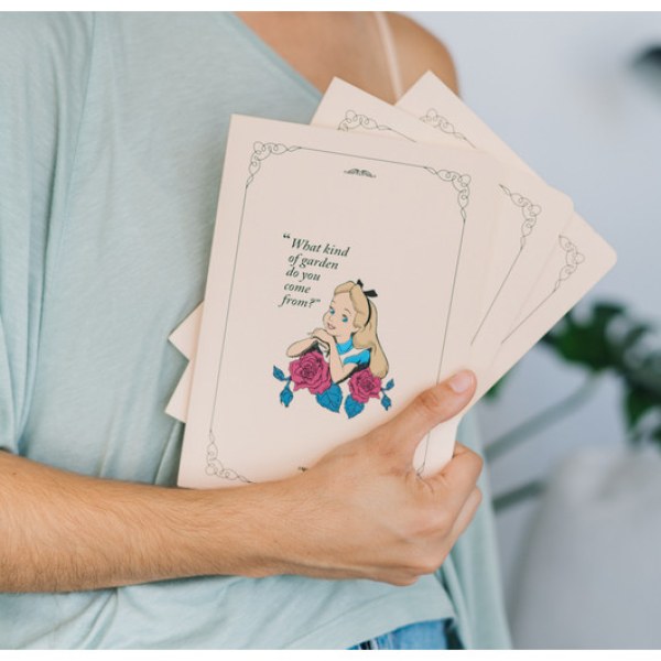 PACK 3 CARNETS A5 - DISNEY ALICE IM WUNDERLAND