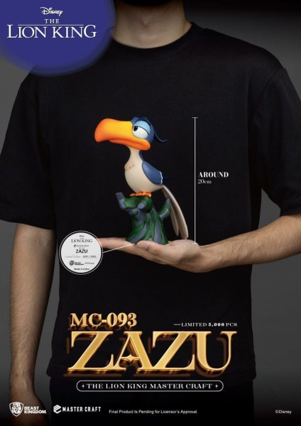 Der König Der Löwen Zazu 20 cm - Disney MasterCraft