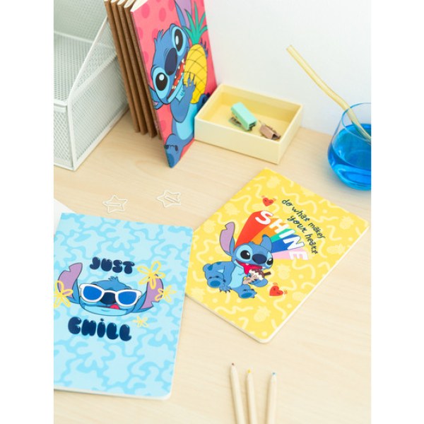 PACK 3 A5 NOTIZBÜCHER - DISNEY STITCH TROPICAL