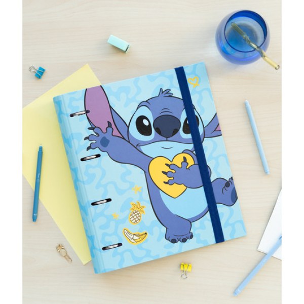 PREMIUM 4-RING-ORDNER - DISNEY STITCH TROPICAL