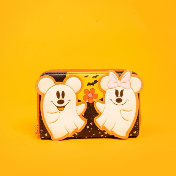 Geldbörse mit leuchtendem Mickey & Minnie-Geistermotiv - DISNEY LOUNGEFLY