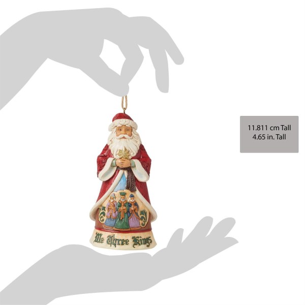 Weihnachtsmann-Hänger Drei Könige - JIM SHORE HEARTWOOD CREEK