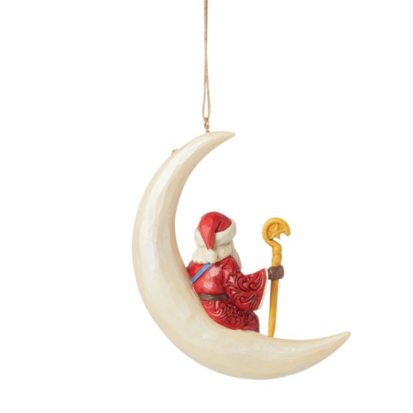Mondaufhängung mit Weihnachtsmann - JIM SHORE HEARTWOOD CREEK