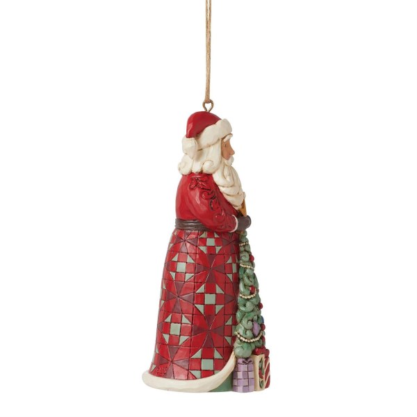 Weihnachtsmann Hängeleuchte Weihnachtsbaum - JIM SHORE HEARTWOOD CREEK