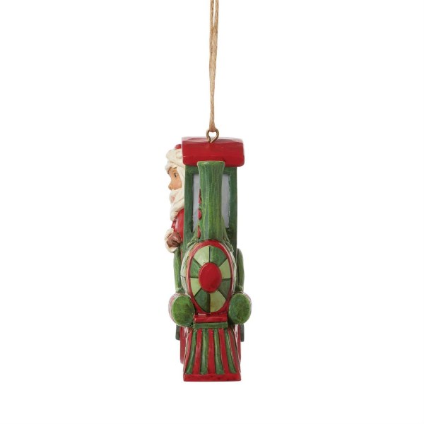 Weihnachtsmann-Zug-Ornament - JIM SHORE HEARTWOOD CREEK