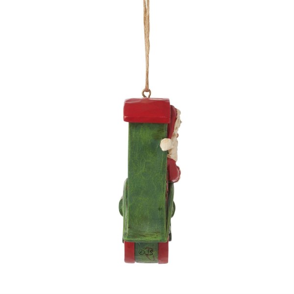 Weihnachtsmann-Zug-Ornament - JIM SHORE HEARTWOOD CREEK