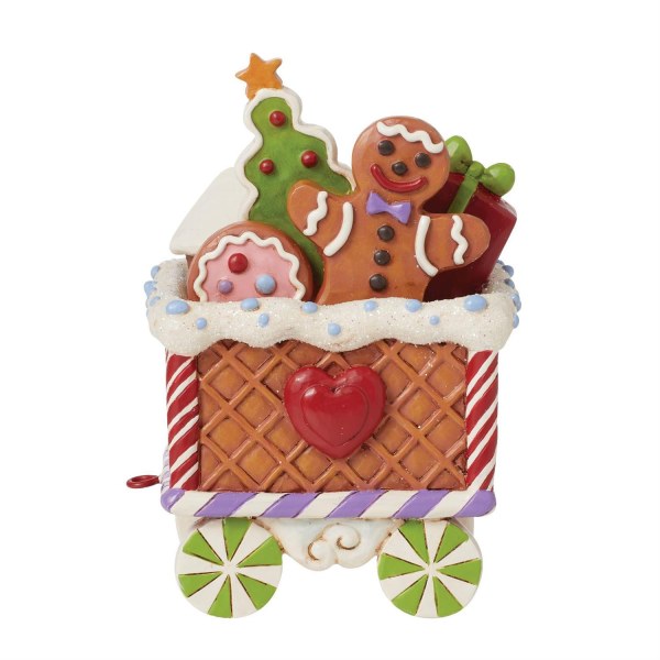 Lebkuchenwagen-Zugfigur - JIM SHORE HEARTWOOD CREEK