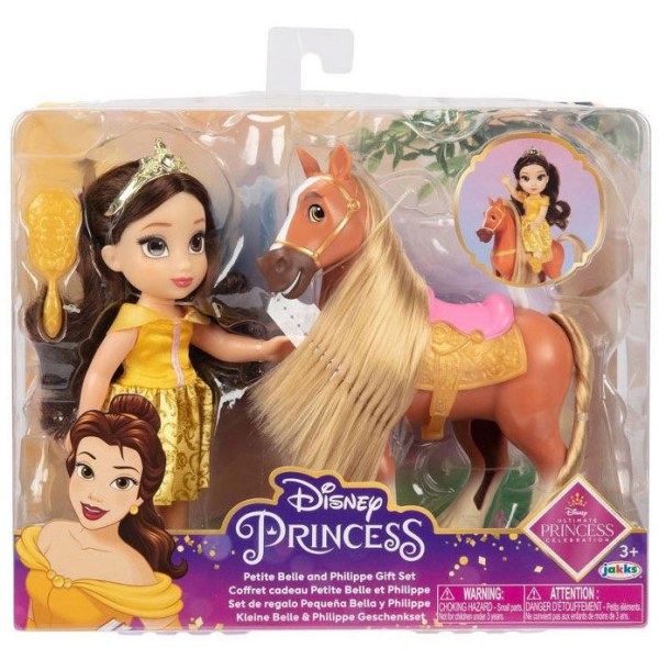 Belle + Philippe Puppen 15cm - Disney Die Schöne und das Beast
