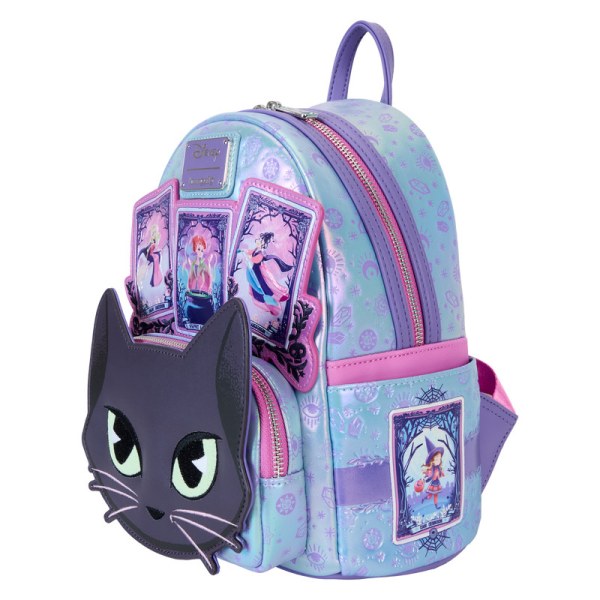 Hocus Pocus Tarot Card Binx Schillernder Mini-Rucksack - DISNEY LOUNGEFLY