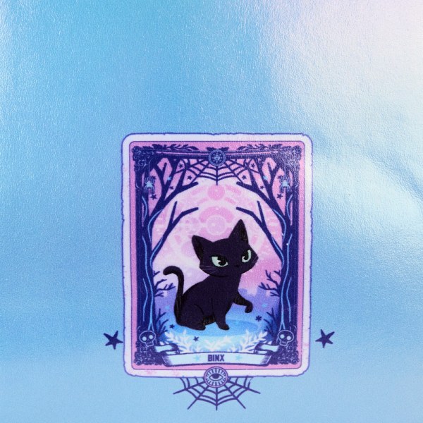 Hocus Pocus Tarot Card Binx Schillernder Mini-Rucksack - DISNEY LOUNGEFLY