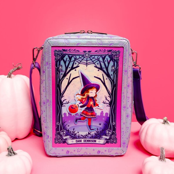 Schillernde Umhängetasche mit Tarotkarte „Hocus Pocus“ – DISNEY LOUNGEFLY