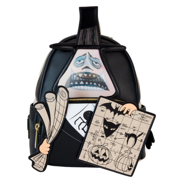 Der Nightmare Before Christmas – Bürgermeister mit Plänen – Cosplay- Lentikulär -Mini-Rucksack – DISNEY LOUNGEFLY