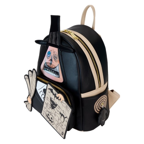 Der Nightmare Before Christmas – Bürgermeister mit Plänen – Cosplay- Lentikulär -Mini-Rucksack – DISNEY LOUNGEFLY