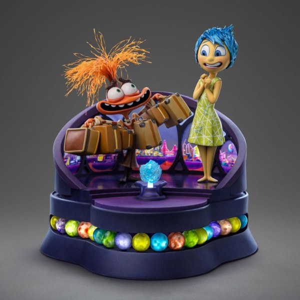 Inside Out 2 Statuette 1/10 Art Scale Deluxe Freude und Angst 26 cm - Disney Pixar