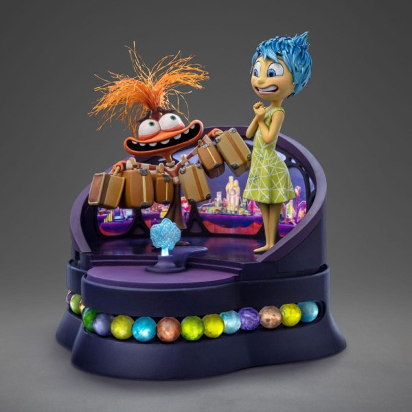 Inside Out 2 Statuette 1/10 Art Scale Deluxe Freude und Angst 26 cm - Disney Pixar