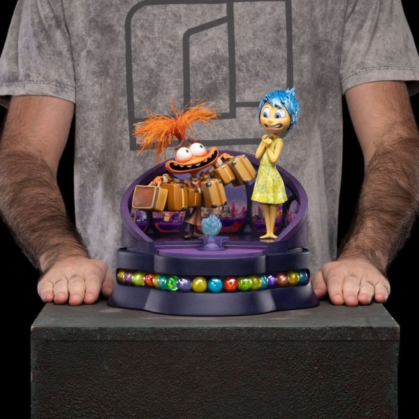 Inside Out 2 Statuette 1/10 Art Scale Deluxe Freude und Angst 26 cm - Disney Pixar