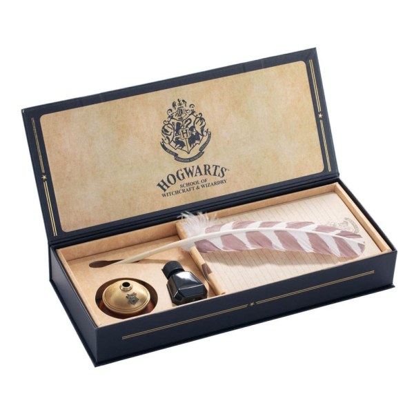 Schreibfeder mit Hogwarts-Briefkopf - Harry Potter