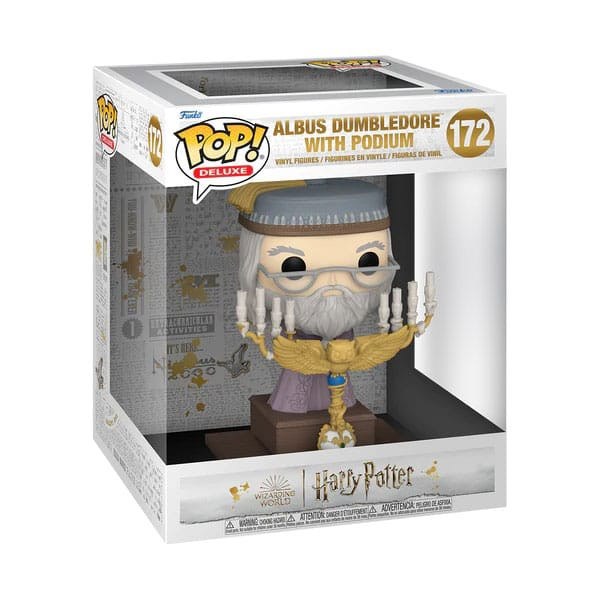 FUNKO POP! 172 Deluxe Dumbledore-Podium - Harry Potter