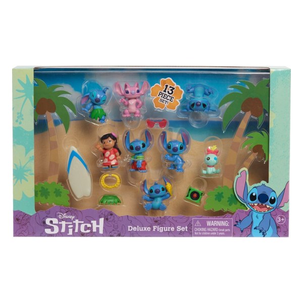 Pack mit 8 Deluxe Stitch Figuren - Disney Lilo & Stitch