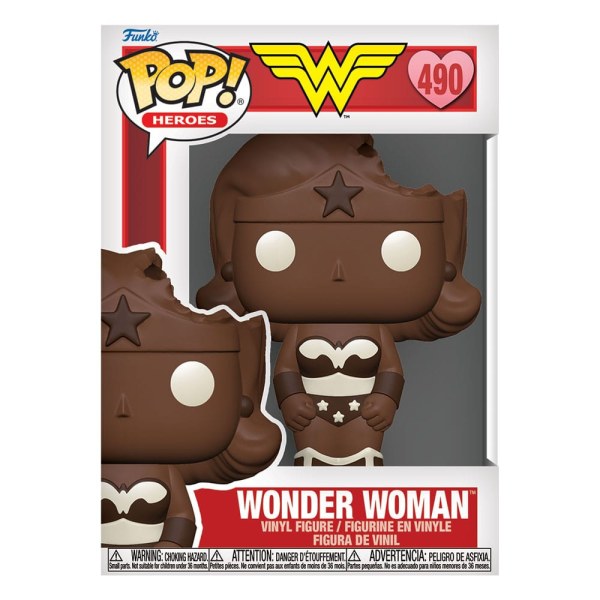 FUNKO POP! 490 Valentinstag Wonder Woman (Val Choc) - DC Comics