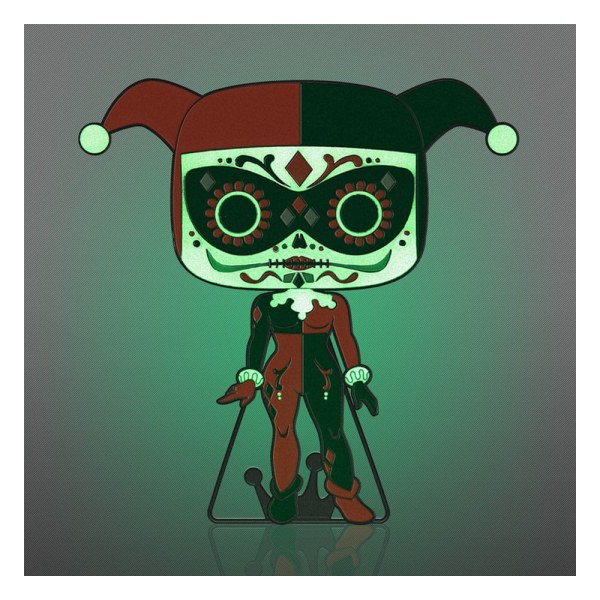 POP! Pin Harley Quinn (im Dunkeln leuchtend) - Loungefly DC Comics DOTD
