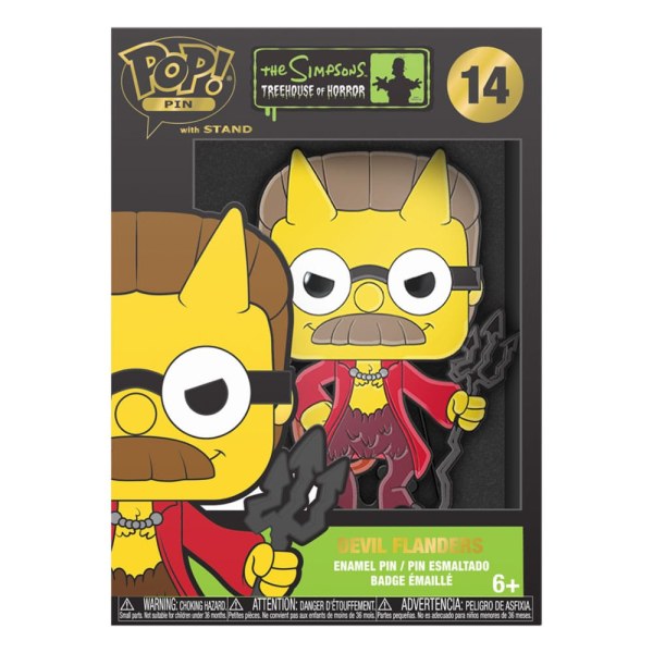 POP! Pin Teufel Flanders - Loungefly Simpsons Horror