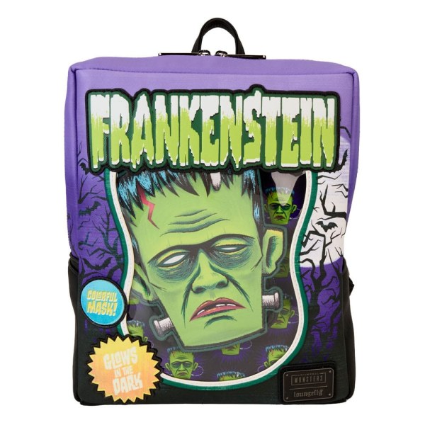 Mini-Rucksack Frankenstein Neonmaske - Loungefly Universal Monsters