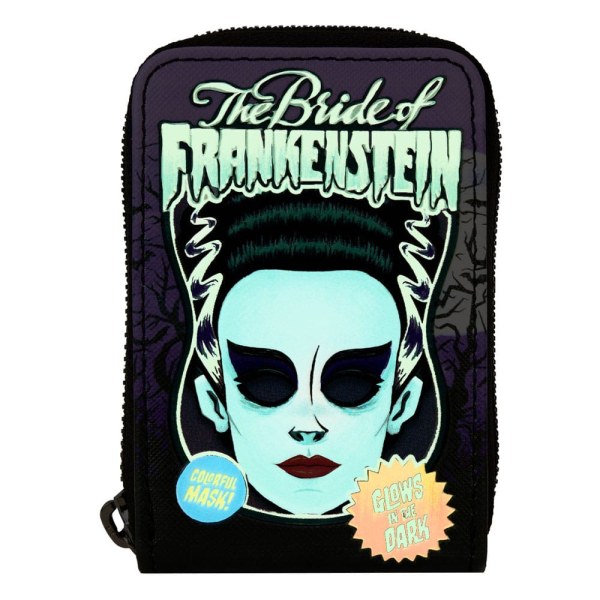 Geldbörse mit Neonmaske „Frankensteins Braut“ - Loungefly Universal Monsters