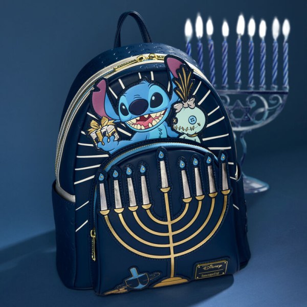 Stitch Chanukka-Menora Mini-Rucksack mit Licht - DISNEY LOUNGEFLY