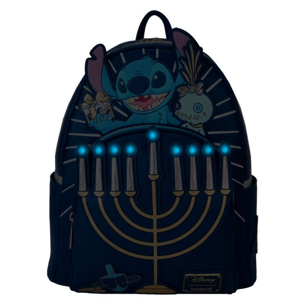 Stitch Chanukka-Menora Mini-Rucksack mit Licht - DISNEY LOUNGEFLY