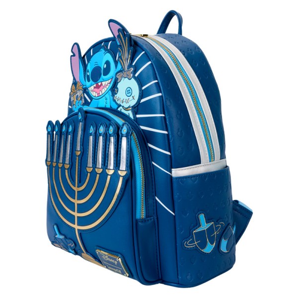 Stitch Chanukka-Menora Mini-Rucksack mit Licht - DISNEY LOUNGEFLY